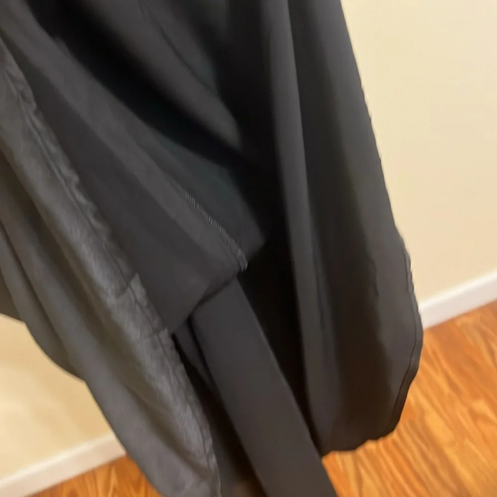 ASTR The Label Cinched Halter Tie Midi dress women size M black dress